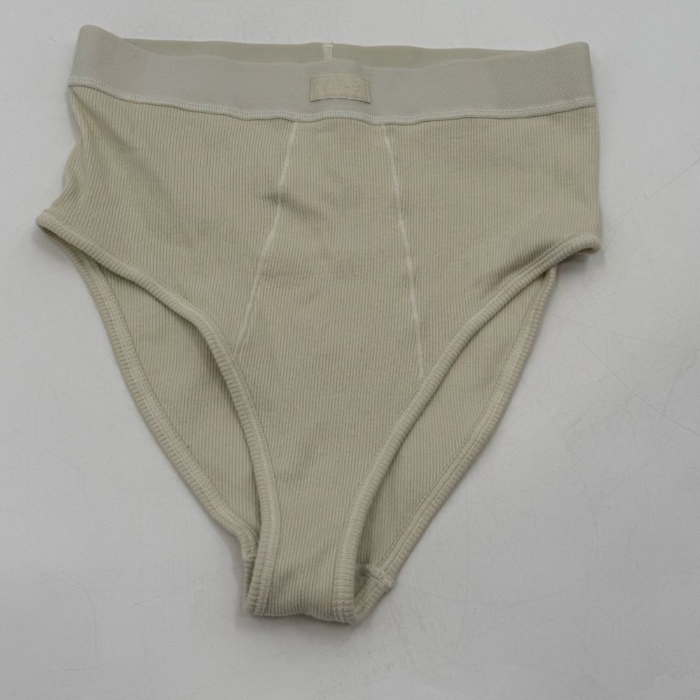 SKIMS High Waist Ribbed Briefs in Sand  Medium